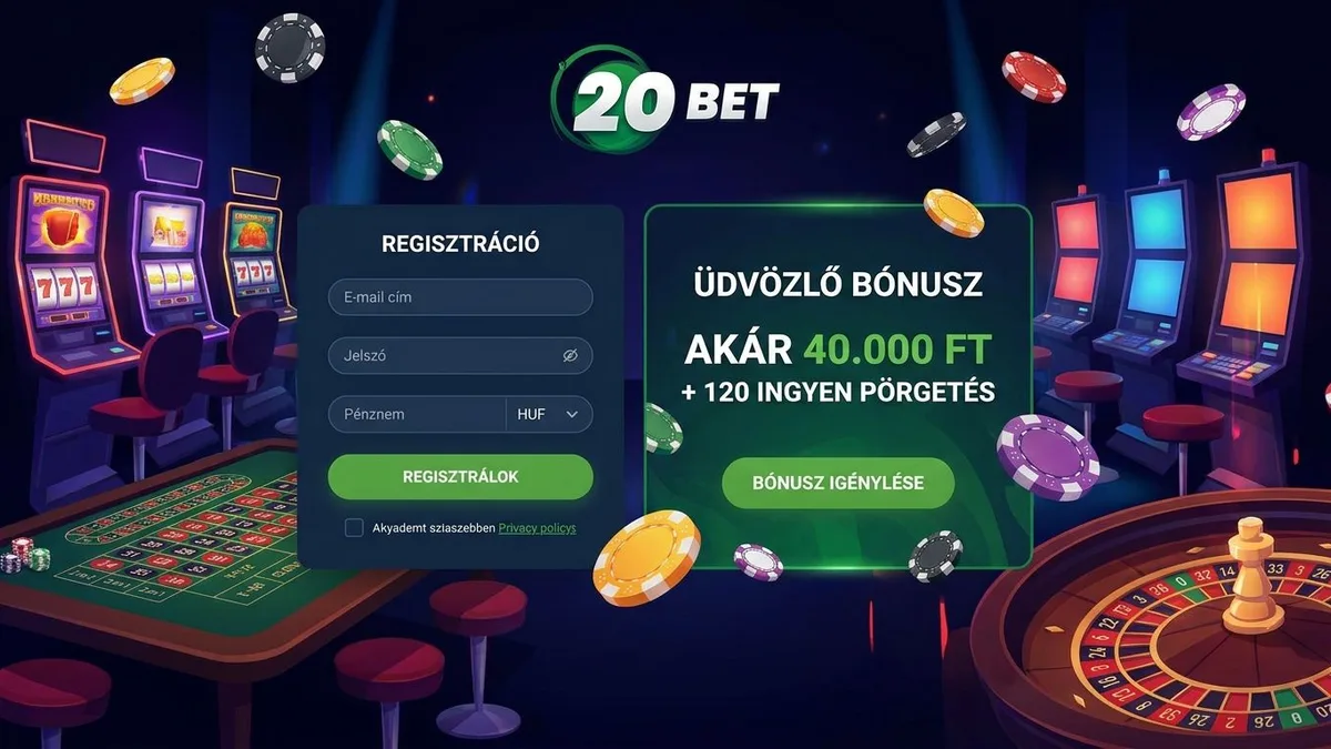 Regisztráció bónusszal